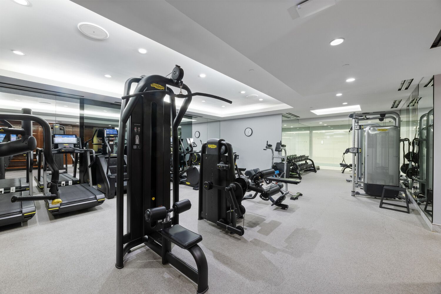 21 East 61st Street, Unit 8F Manhattan, NY 10065 - Photo 22 of 23 a view of a room with gym equipment