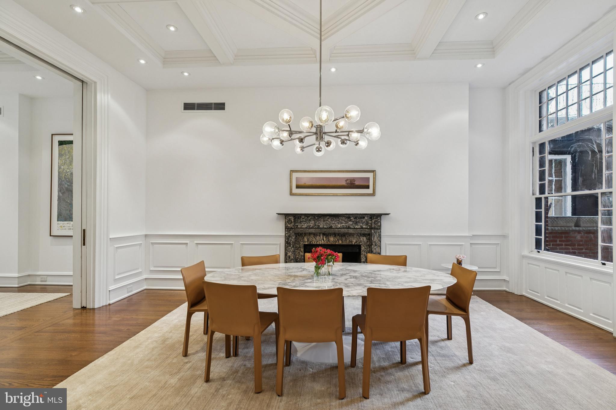 2015 Delancey Place Philadelphia, PA 19103 - Photo 7 of 38 a view of a dining room with furniture and wooden floor