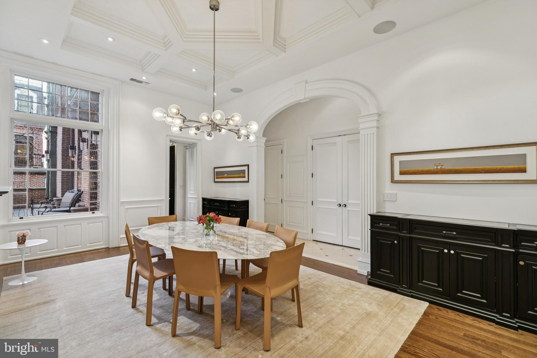 2015 Delancey Place Philadelphia, PA 19103 - Photo 8 of 38 a view of a dining room with furniture and window