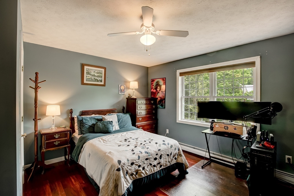 6 Loon Road Winchendon, MA 01475 - Photo 21 of 36 a bedroom with a bed and a flat screen tv