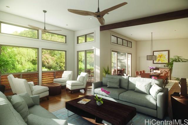 2914 Booth Road, Unit 18 Honolulu, HI 96813 - Photo 1 of 1 a living room with furniture and a large window