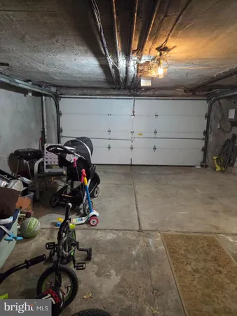a view of a garage with equipment