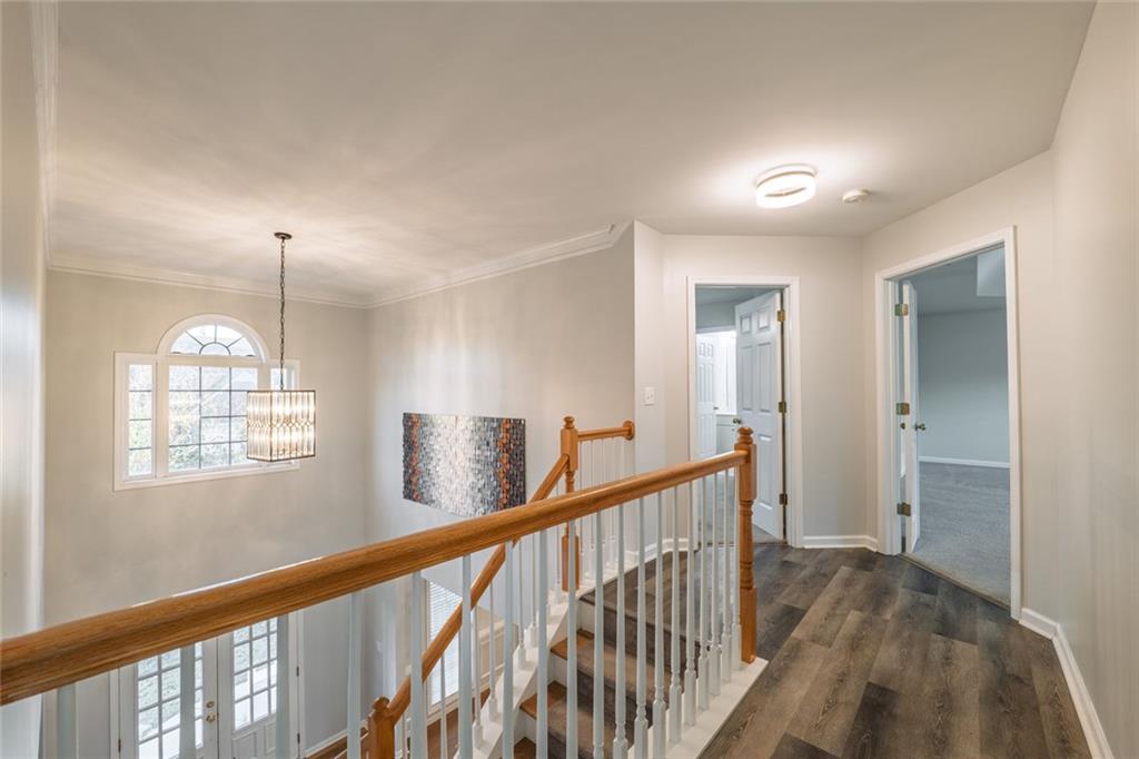 1280 Hidden Creek Point Cumming, GA 30040 - Photo 28 of 62 a view of hallway with windows