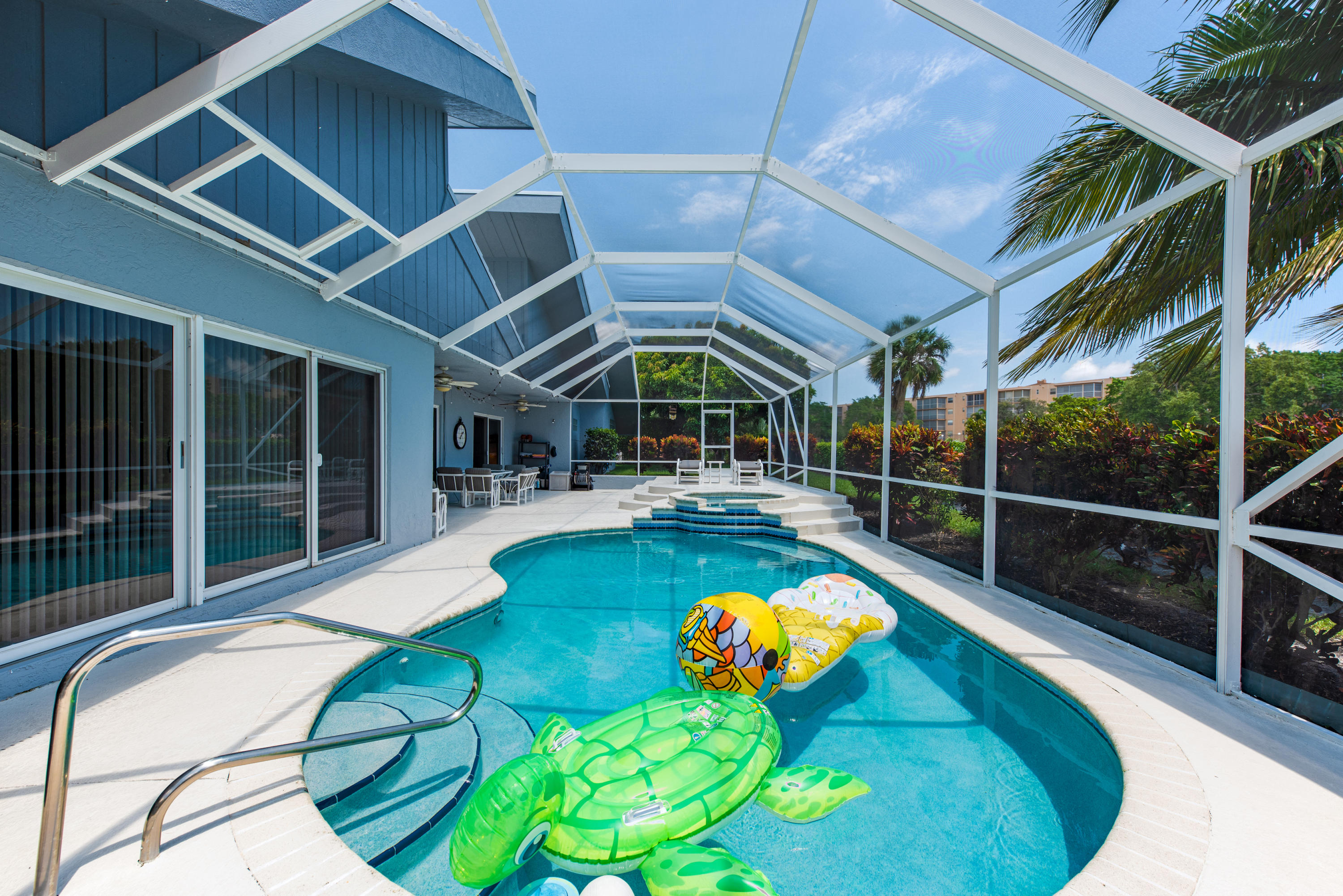 268 Northwest 64th Street Boca Raton, FL 33487 - Photo 30 of 40 Back-Patio-And-Pool-2