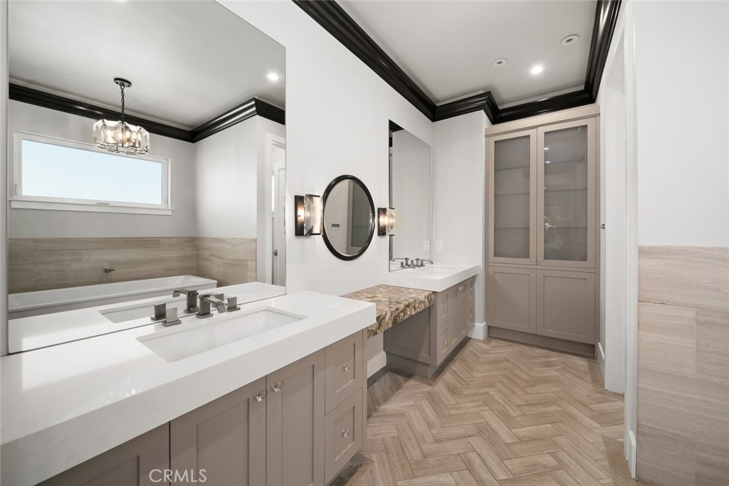 2207 San Luis Drive San Luis Obispo, CA 93401 - Photo 26 of 58 a bathroom with a sink and a mirror
