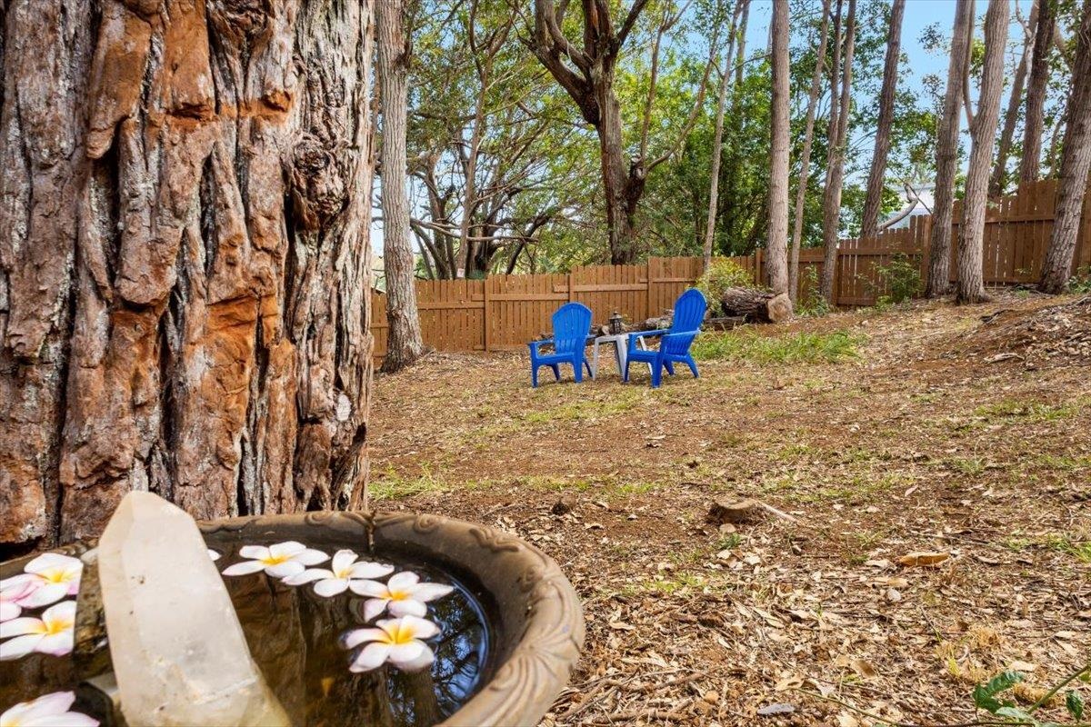10 Poko Way, Unit B Haiku, HI 96708 - Photo 32 of 37 a view of a chairs in a backyard