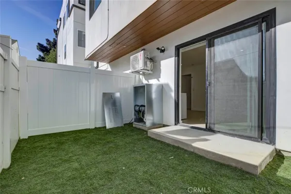 a view of a door front of house