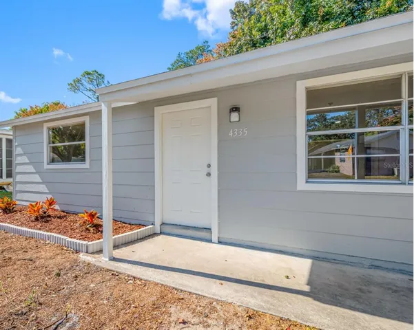 a backyard of a house