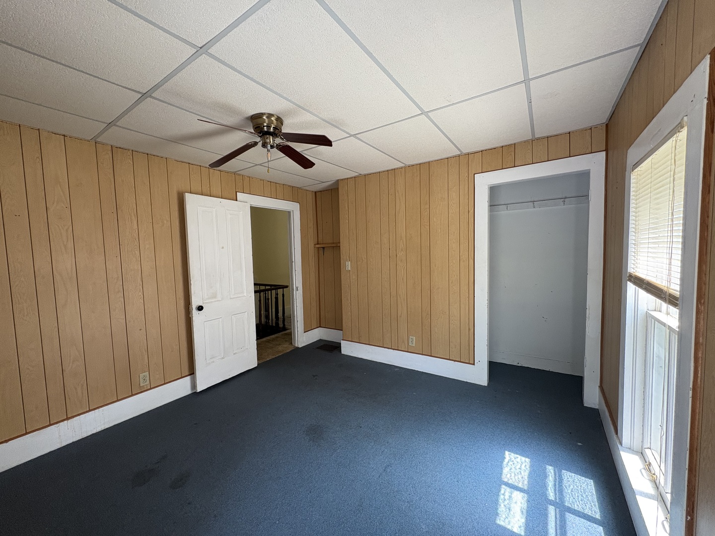 411 Depot Street Mazon, IL 60444 - Photo 17 of 34 a view of empty room with ceiling fan