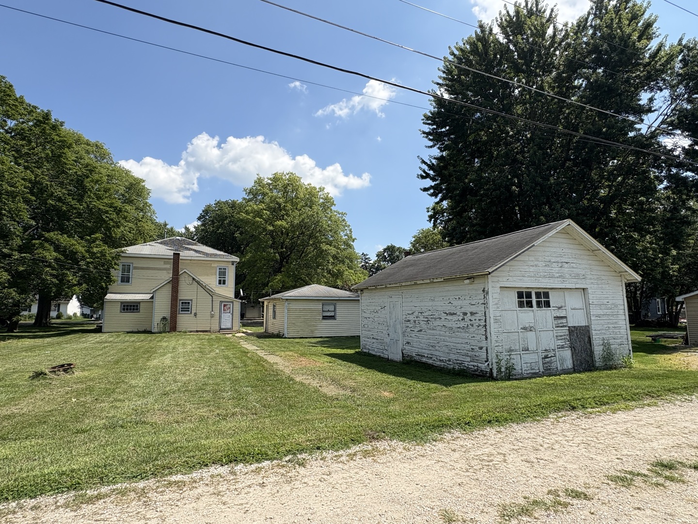 411 Depot Street Mazon, IL 60444 - Photo 33 of 34 a view of a house with a yard