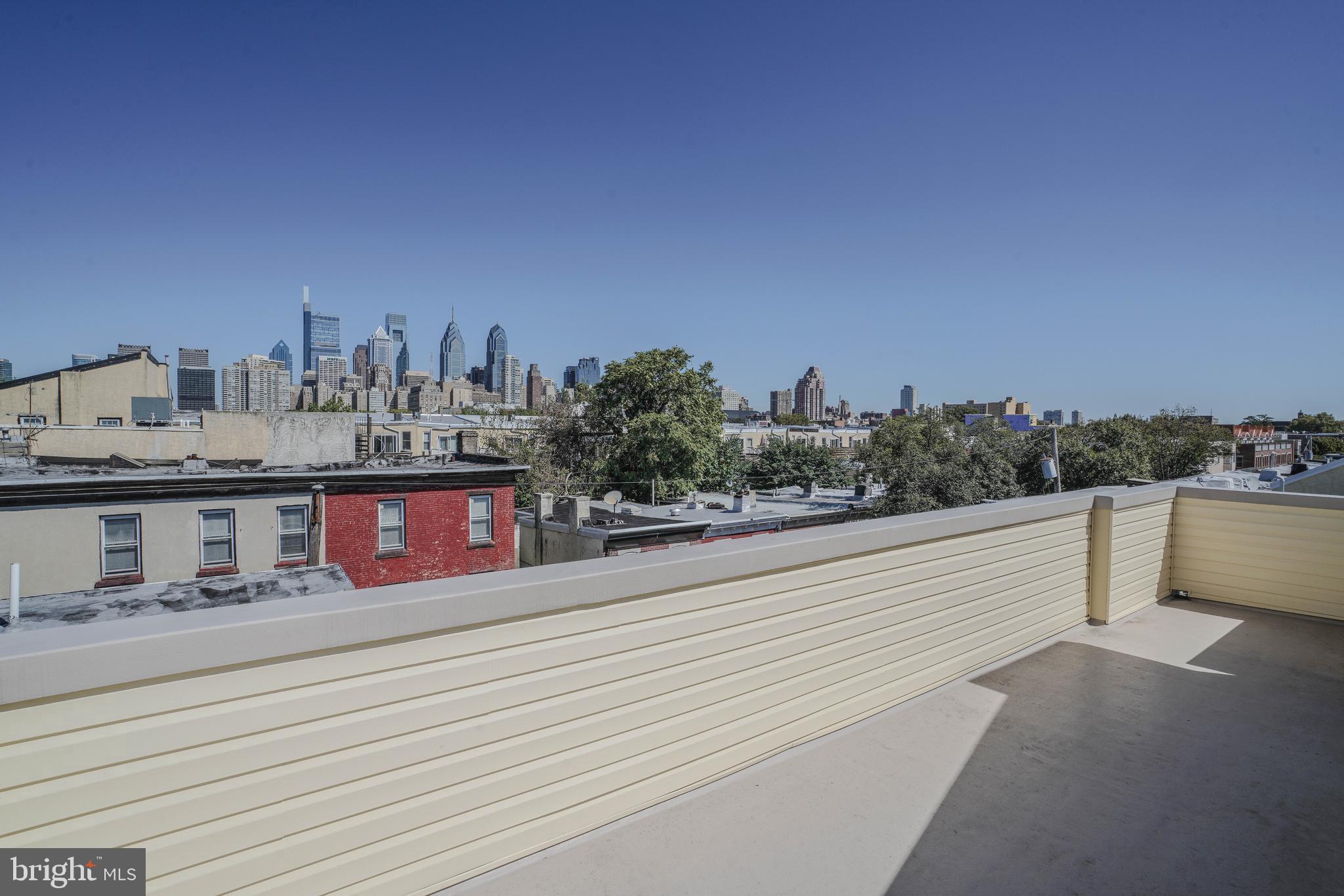 911 South 20th Street Philadelphia, PA 19146 - Photo 39 of 45 Roof Top City View