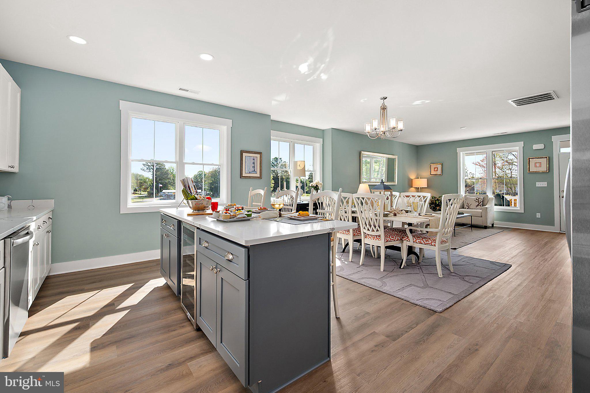 36025 Jackson Street Ocean View, DE 19970 - Photo 18 of 50 Bright and airy open-concept kitchen.