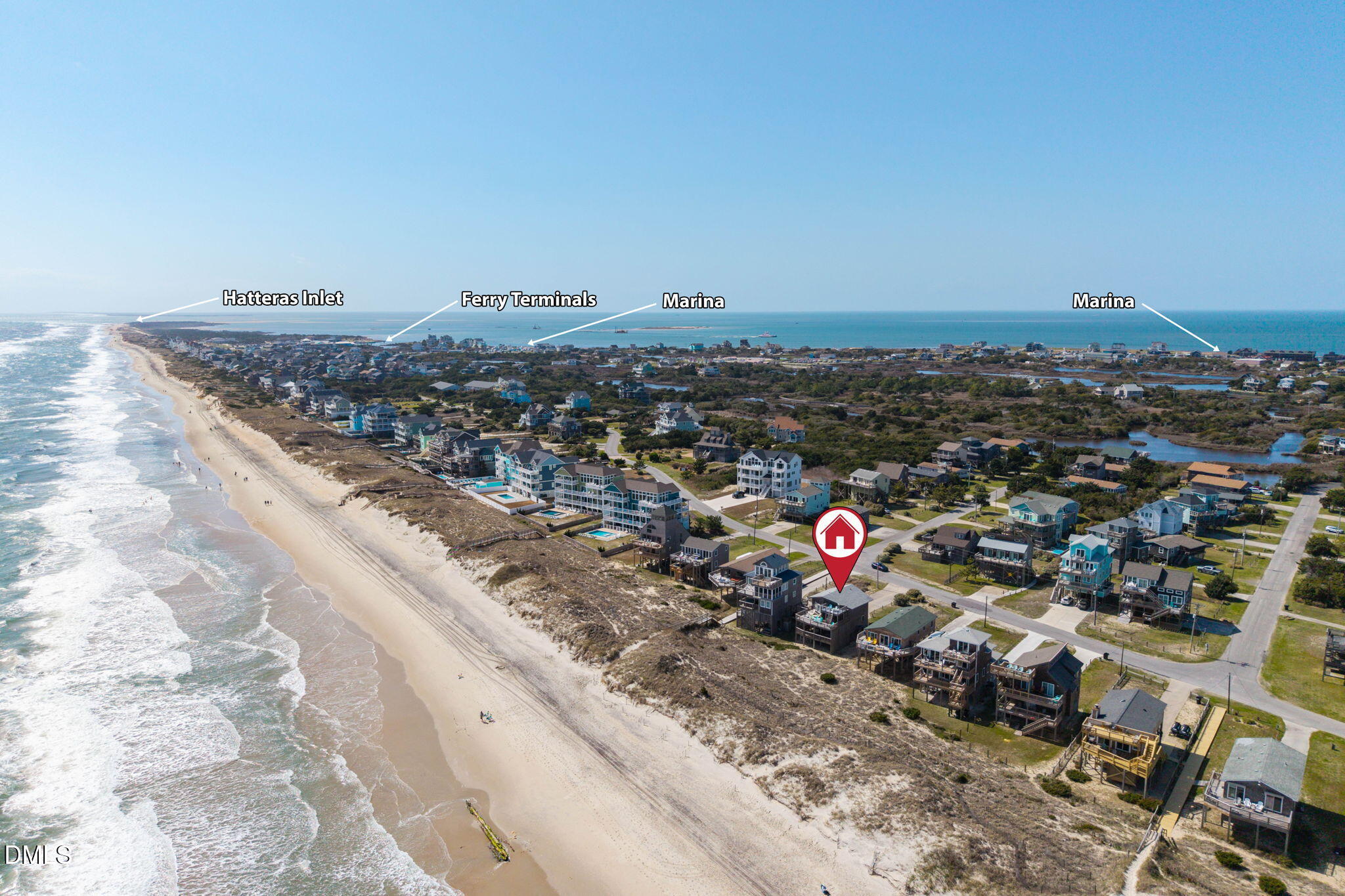 57161 Lighthouse Road Hatteras, NC 27943 - Photo 37 of 40 59-web-or-mls-57161-Lighthouse-Aerial-Lo