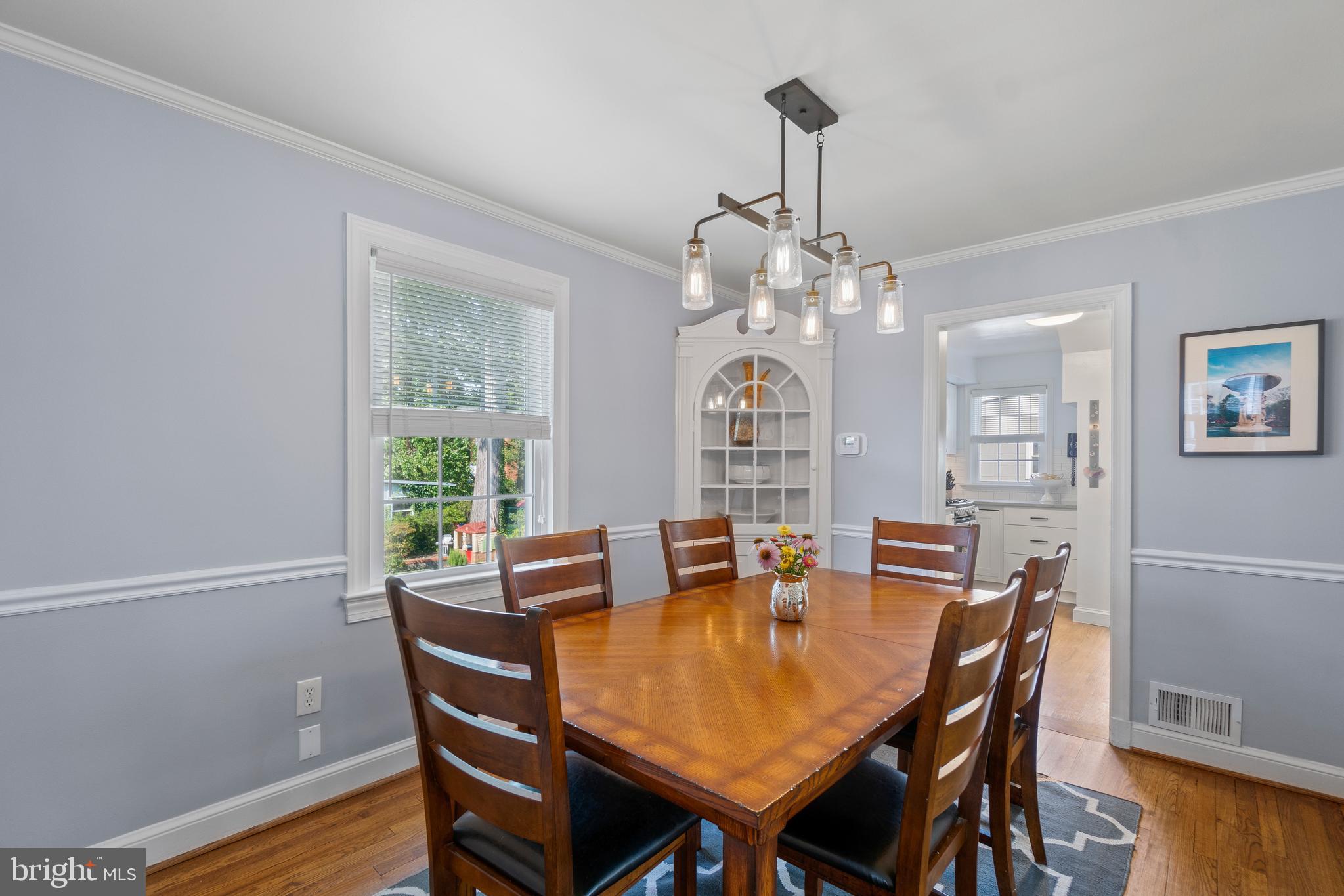 2713 Emmet Road Silver Spring, MD 20902 - Photo 9 of 45 dining room with view of backyard greenery