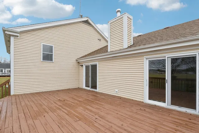 a view of a house with a balcony