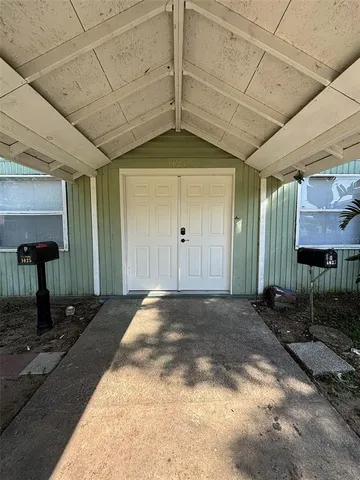 a view of a porch
