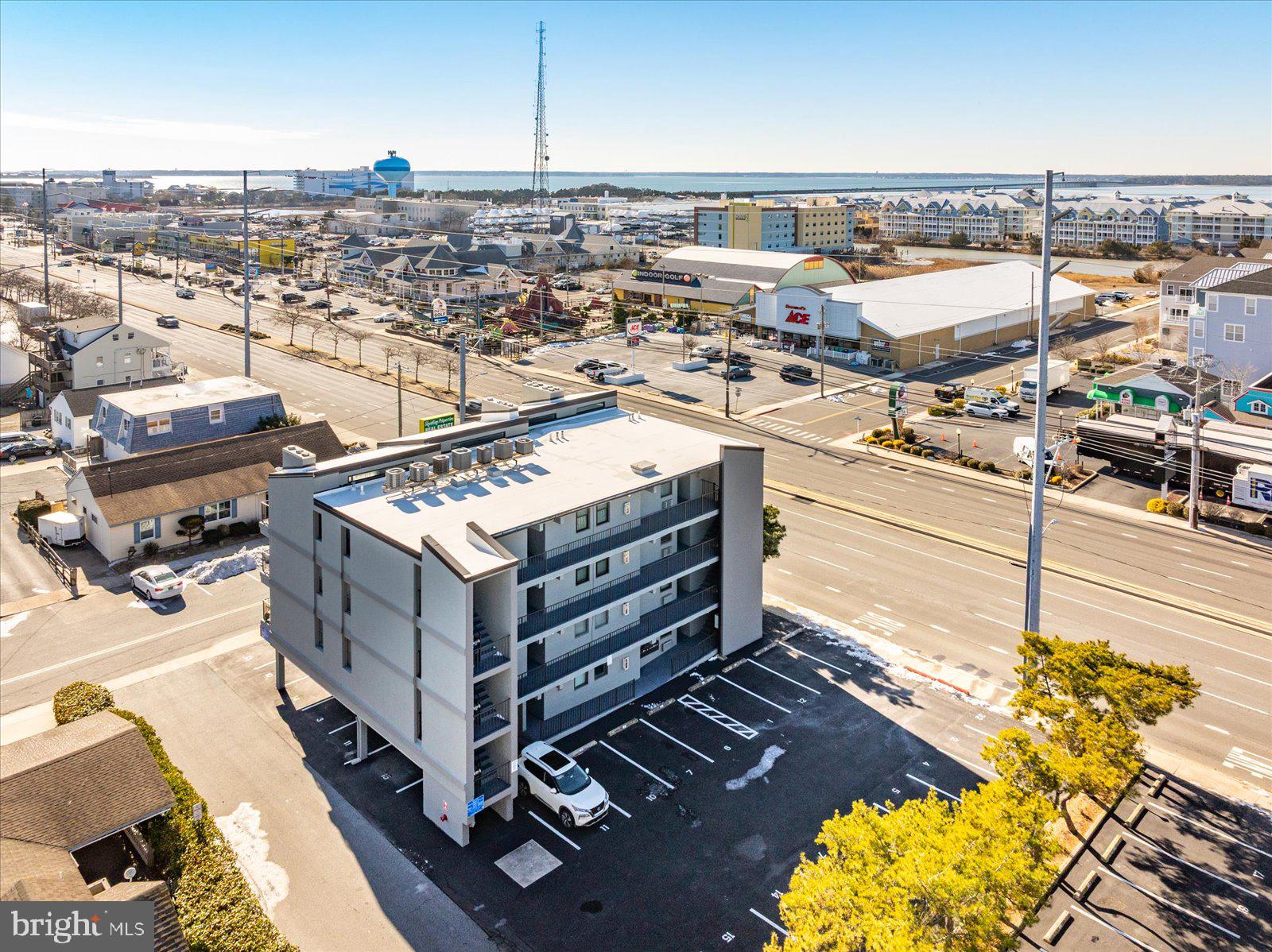 18 69th Street, Unit 9 Ocean City, MD 21842 - Photo 44 of 60 an aerial view of a house with a ocean view