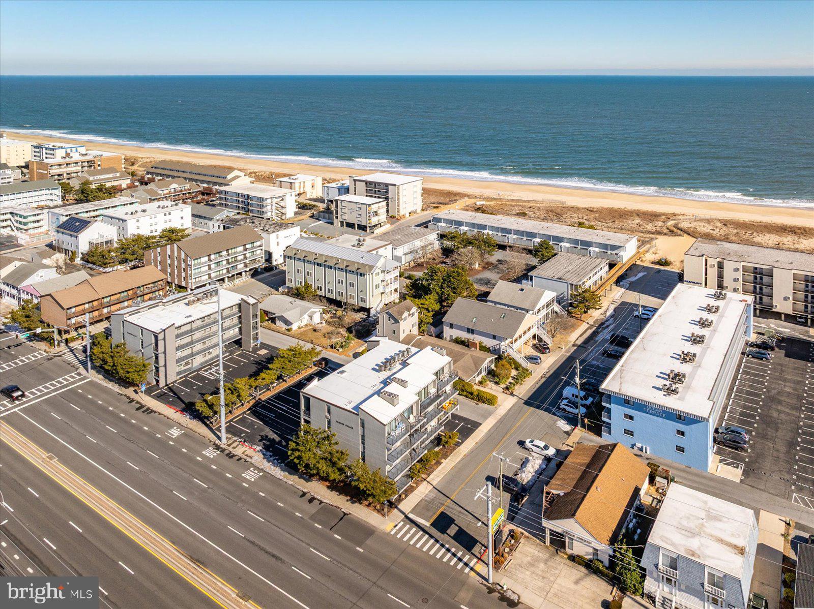 18 69th Street, Unit 9 Ocean City, MD 21842 - Photo 55 of 60 an aerial view of residential building with parking