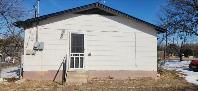 a view of wooden door in the house