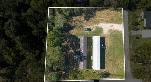 a view of a small garden