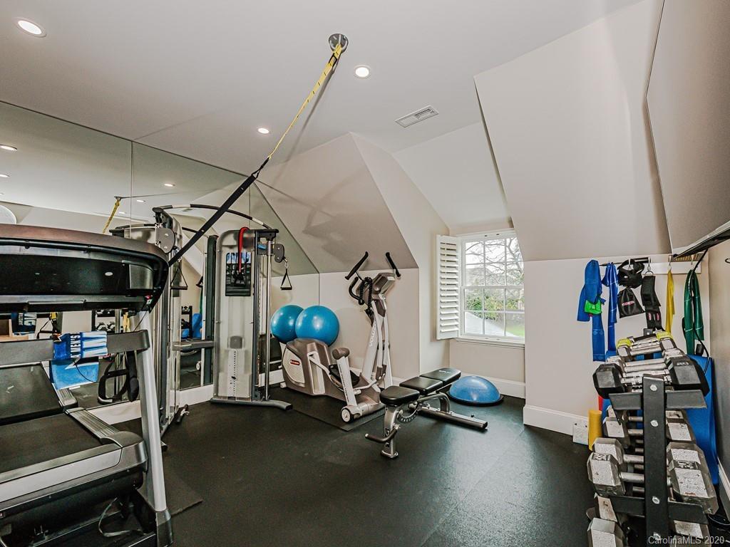 3429 Sharon Road Charlotte, NC 28211 - Photo 37 of 48 a view of a room with gym equipment