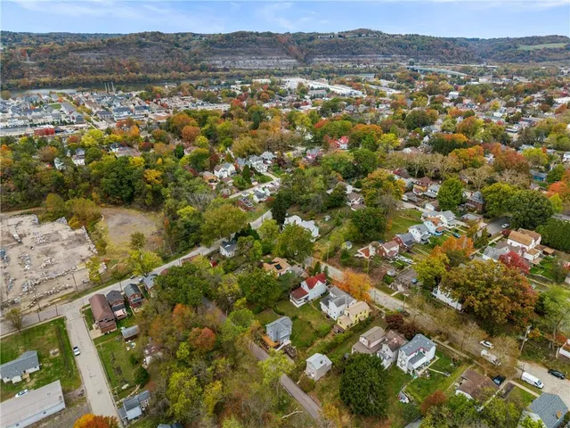 a view of city and mountain