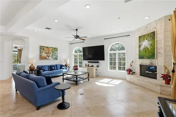 a bathroom with a double vanity sink a mirror and a shower