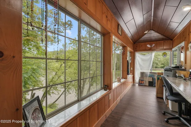 a view of a city from a balcony