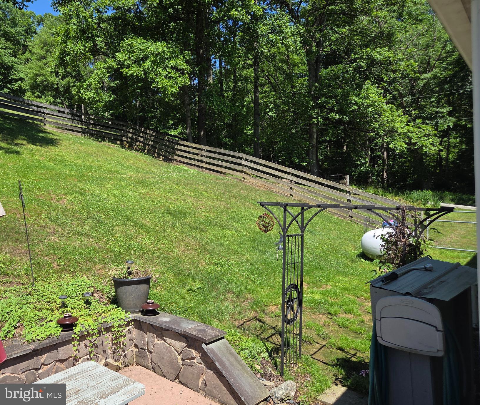 2157 North Cooper Road Whiteford, MD 21160 - Photo 5 of 11 Peak of the back yard - fenced & backs to trees