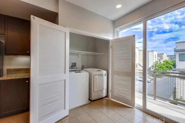 a view of storage and utility room