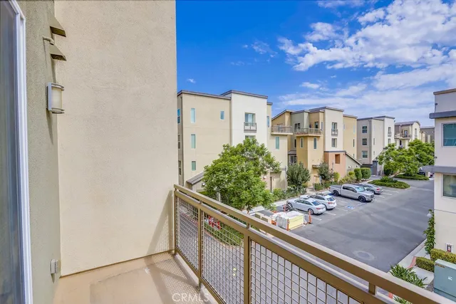 a view of a house with a balcony