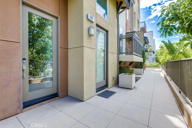 a front view of a building