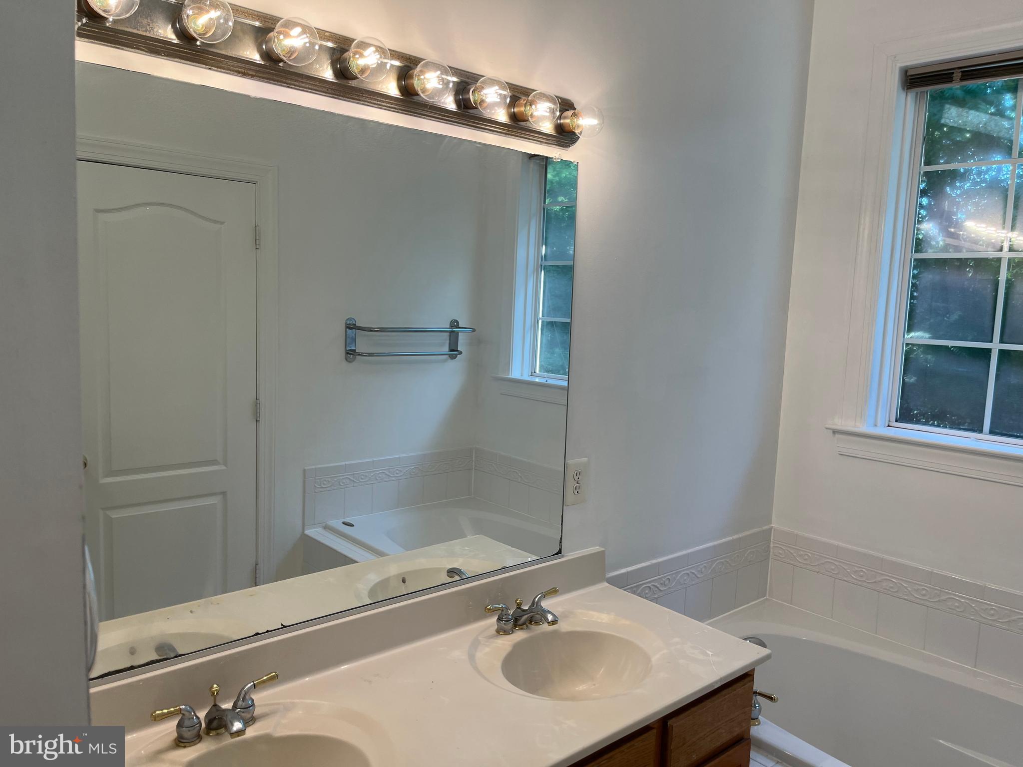 3316 Castle Ridge Circle, Unit 16 Silver Spring, MD 20904 - Photo 53 of 71 a bathroom with a sink and a mirror
