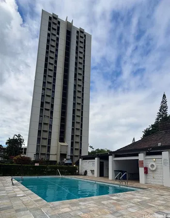 a front view of a building