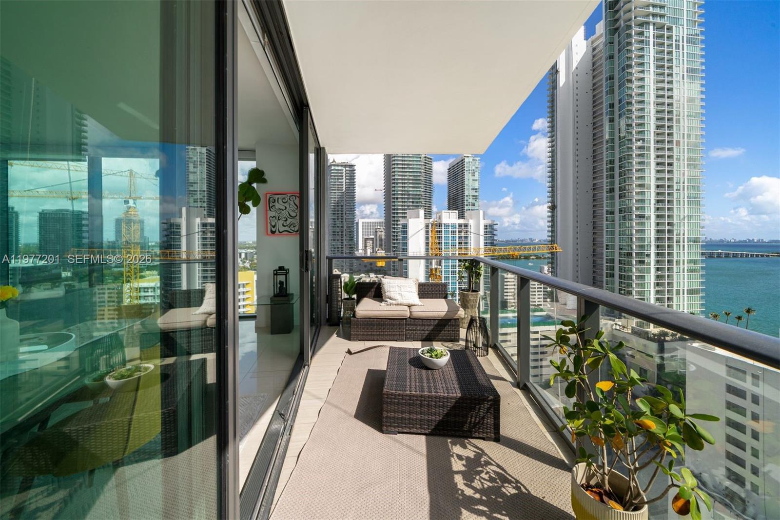 460 Northeast 28th Street, Unit 1901 Miami, FL 33137 - Photo 25 of 31 a view of balcony and patio