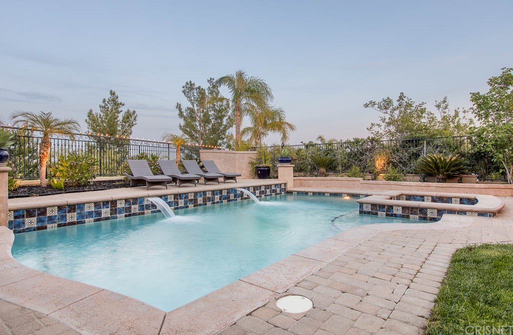 11564 Apulia Court Porter Ranch, CA 91326 - Photo 59 of 72 an aerial view of a house with outdoor space lake view and lake view