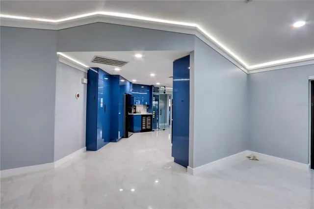 a living room with furniture and window