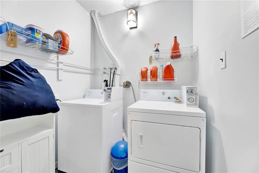 8940 Colonial Road, Unit 3 Brooklyn, NY 11209 - Photo 19 of 21 a bathroom with a sink and a washer dryer
