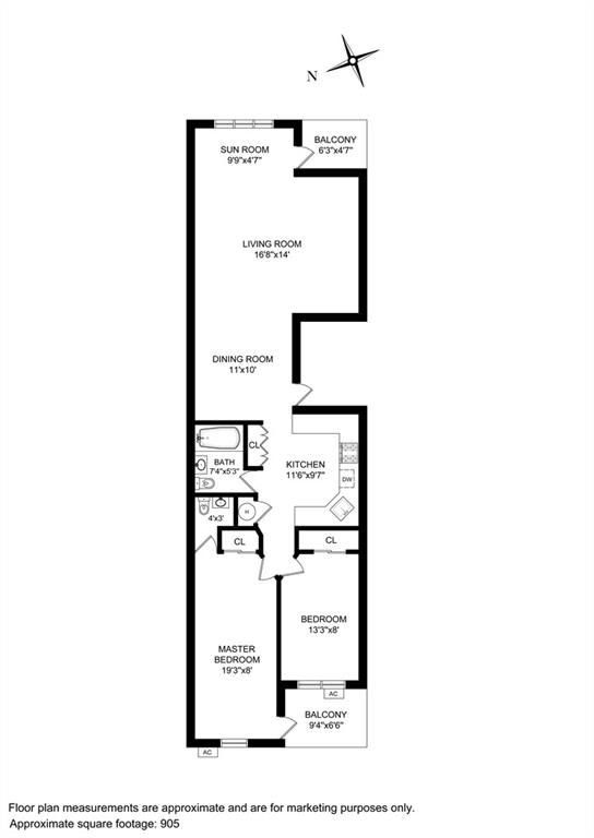8940 Colonial Road, Unit 3 Brooklyn, NY 11209 - Photo 21 of 21 a picture of a floor plan
