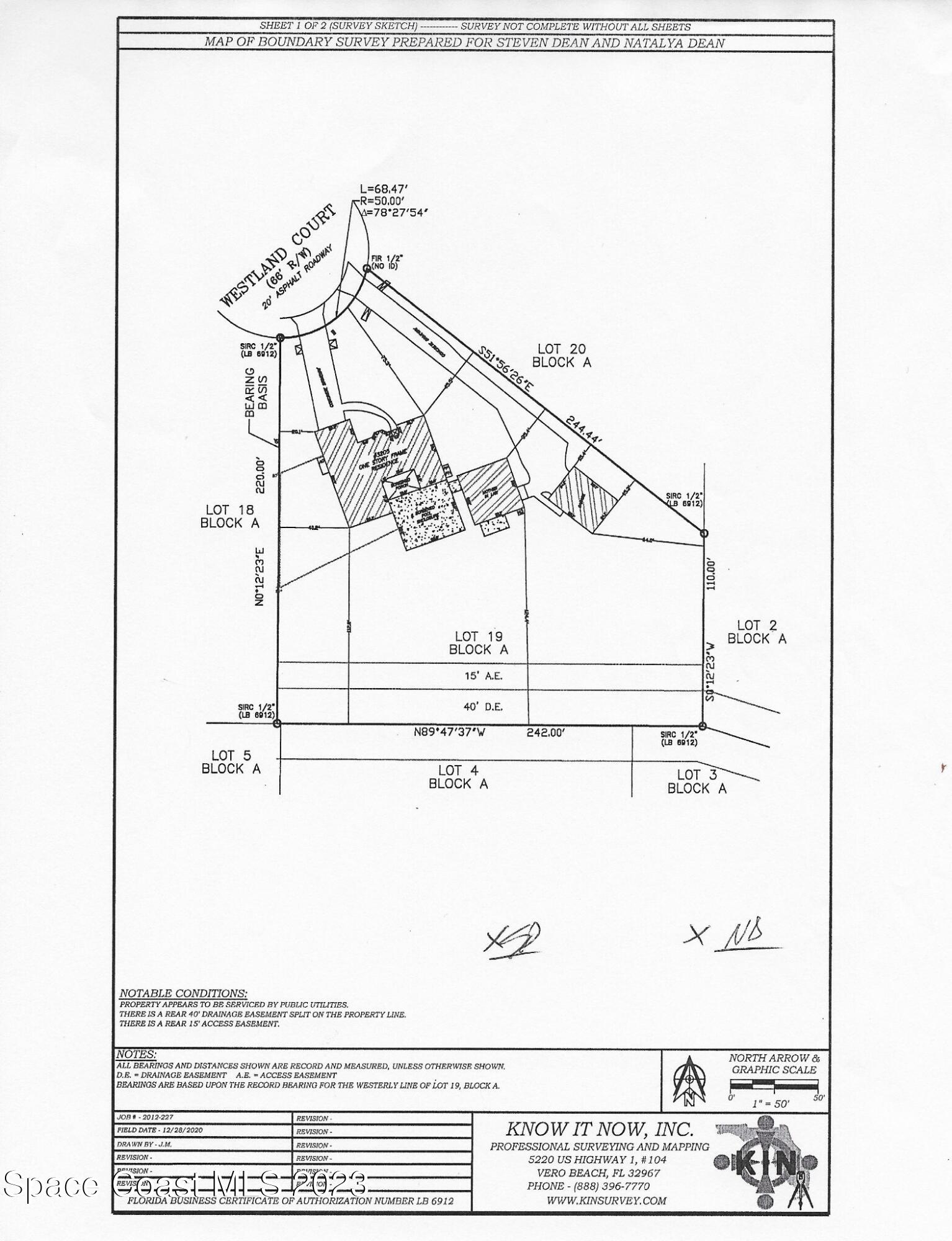 3205 Westland Melbourne, FL 32934 - Photo 50 of 55 survey