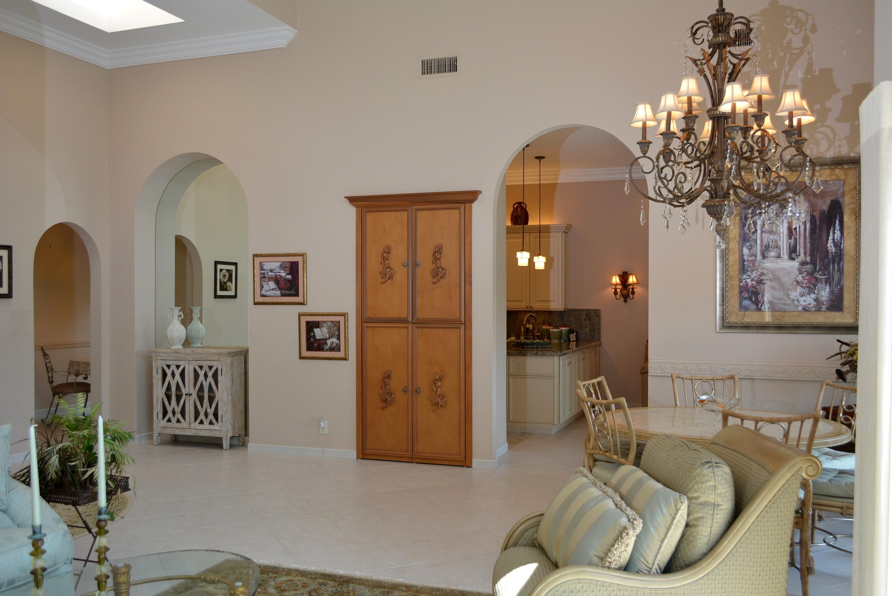 23376 Mirabella Circle South Boca Raton, FL 33433 - Photo 12 of 36 Living Room to Kitchen