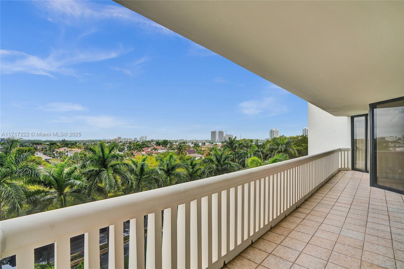 2000 Island Boulevard, Unit 608 Aventura, FL 33160 - Photo 28 of 38 a view of a balcony with an outdoor space