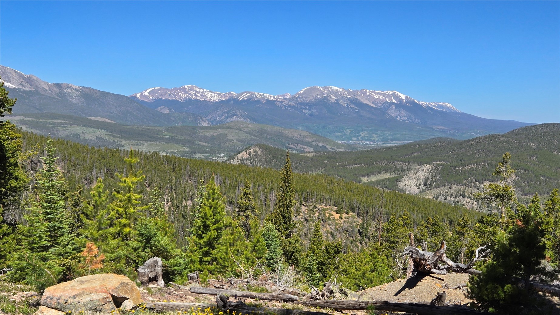 Tbd Summit Gulch Road Breckenridge, CO 80424 - Photo 22 of 30 a view of a city with a mountain