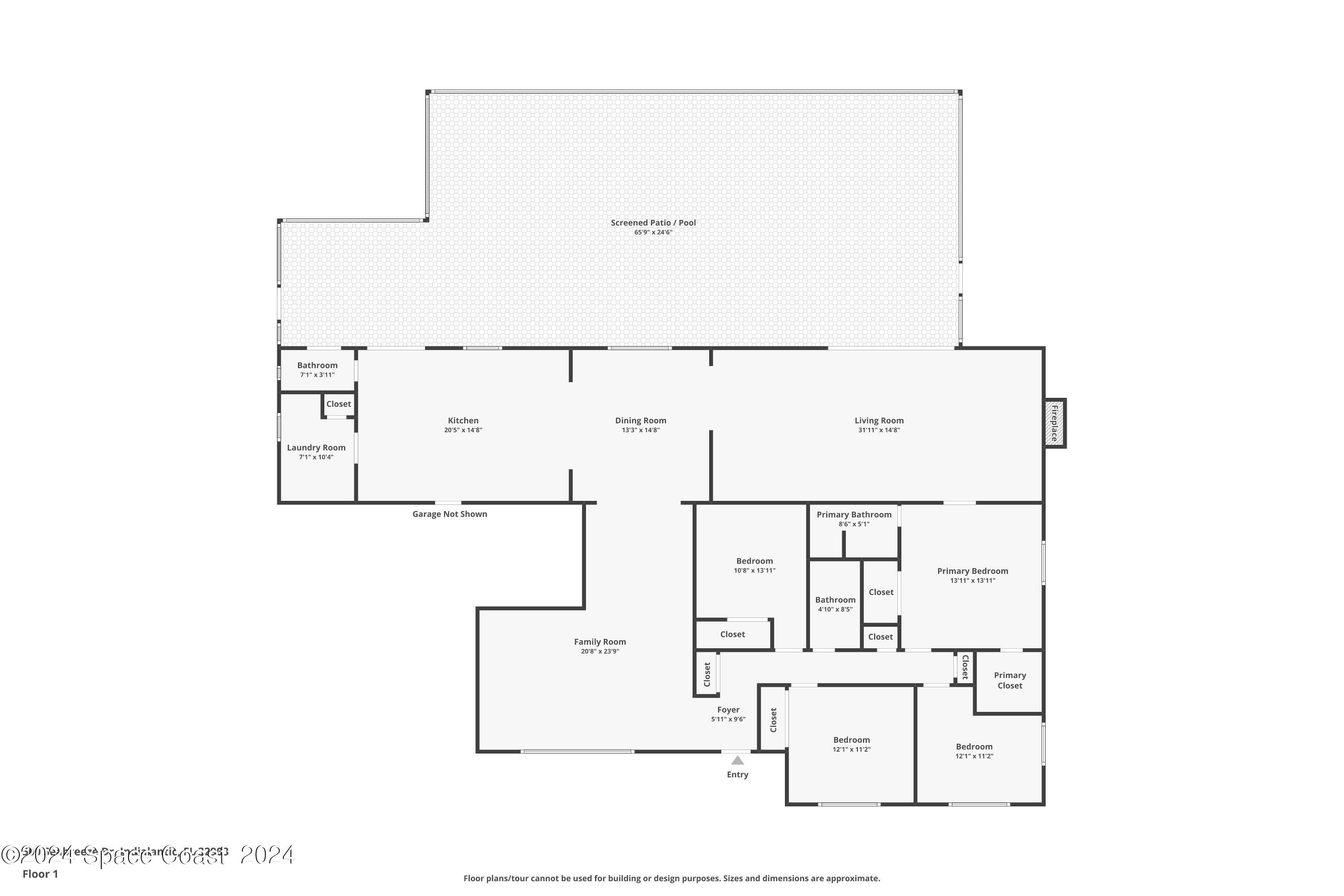 500 Seabreeze Drive Indialantic, FL 32903 - Photo 27 of 27 500 Seabreeze Dr. Floorplan
