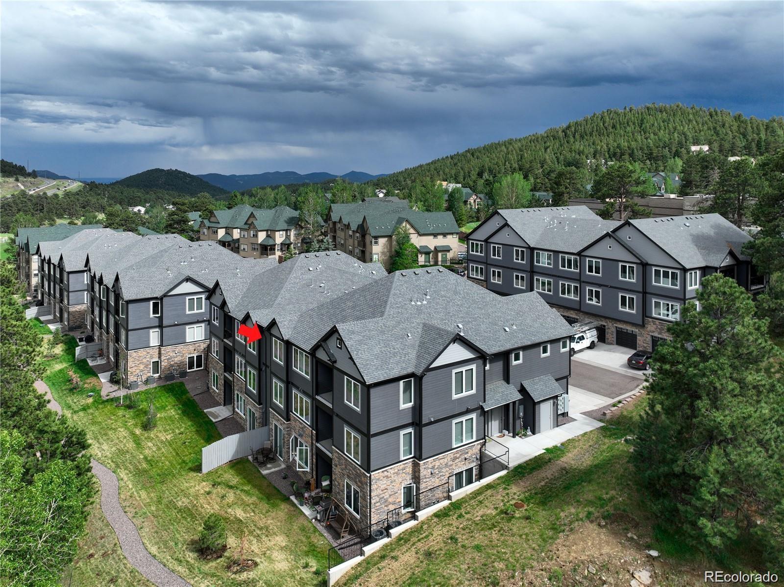 31191 Black Eagle Drive, Unit 301 Evergreen, CO 80439 - Photo 31 of 35 an aerial view of a house