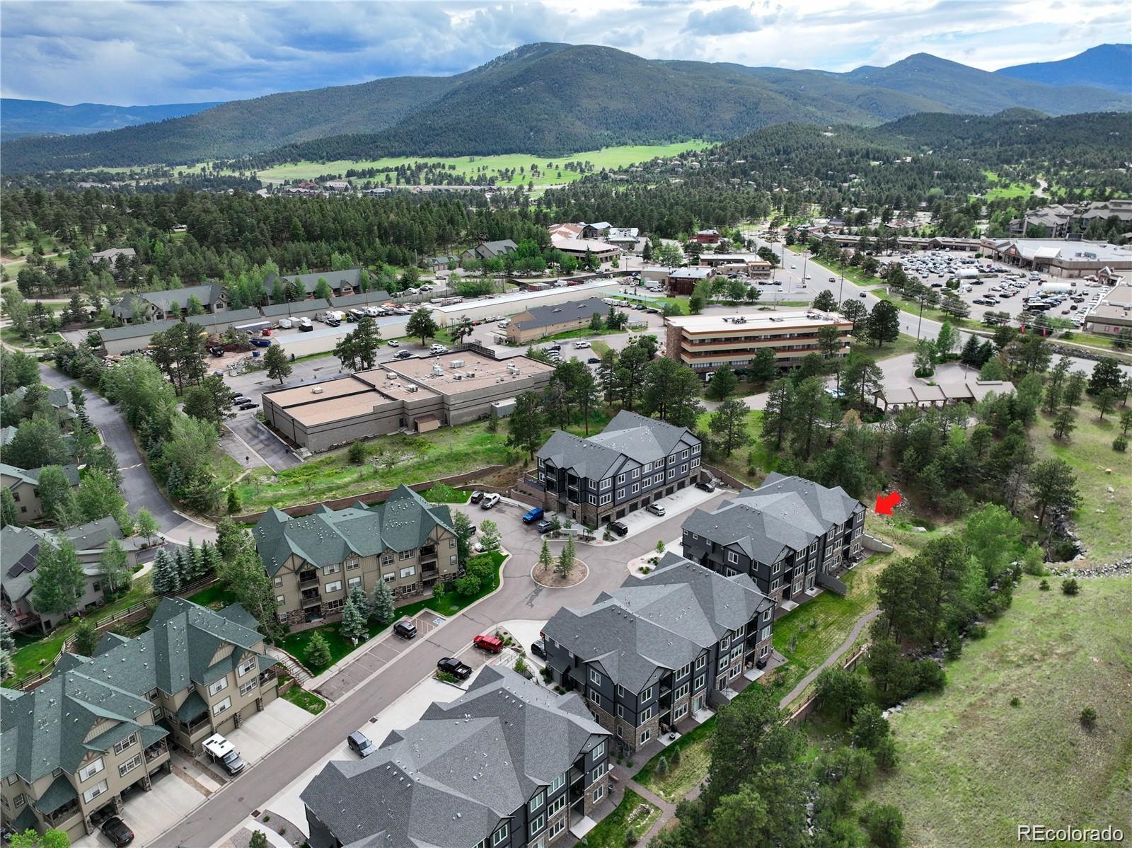 31191 Black Eagle Drive, Unit 301 Evergreen, CO 80439 - Photo 33 of 35 an aerial view of multiple house