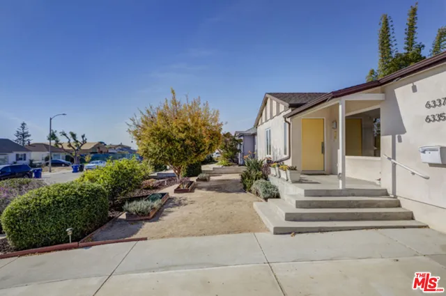 a view of a house with a patio