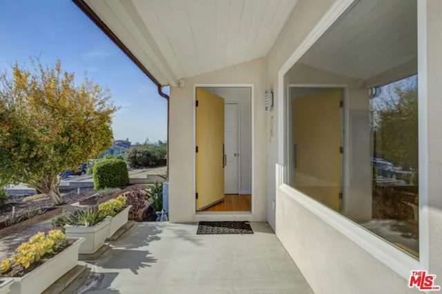 a view of balcony and patio