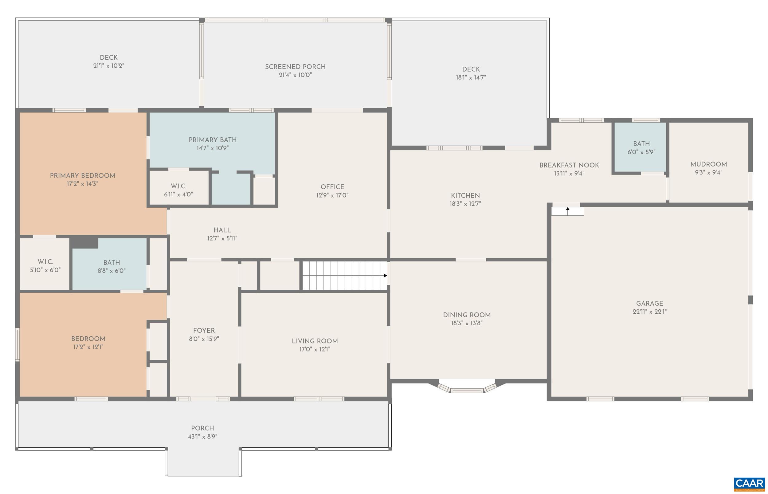 21 Thurman Road Troy, VA 22974 - Photo 72 of 74 Main Level Floor Plan