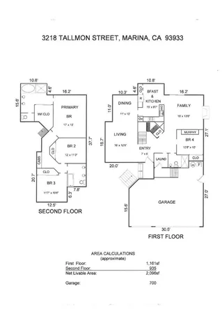 $1,015,000 | 3218 Tallmon Street, Marina, CA 93933